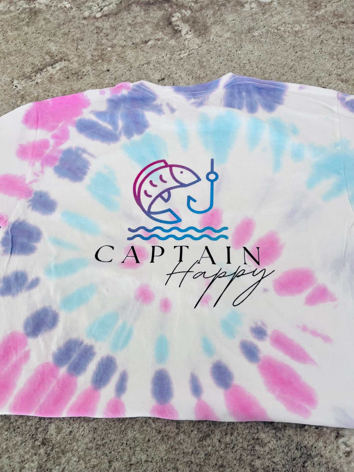 Fish Hook tie-dye